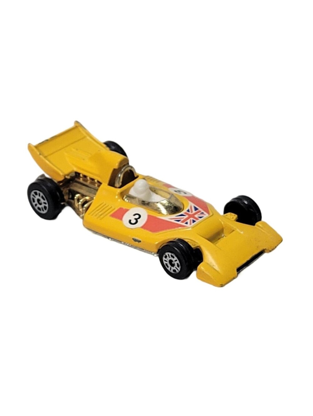 Vintage Corgi Juniors Formula 1 Racer #3 Yellow 1973 Made in Great Britain
